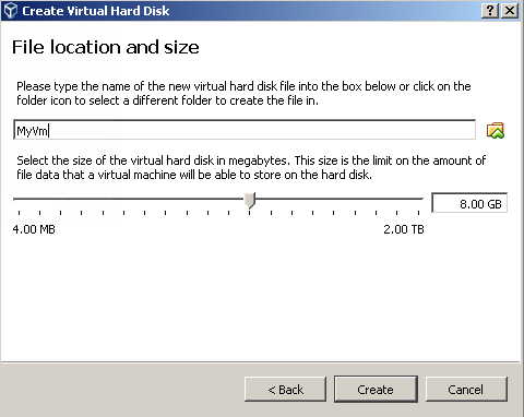 Set Disk Size