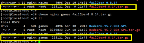 如何更改linux文件目录拥有者及用户组