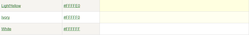 《HTML 颜色名》插图21 《HTML 颜色名》