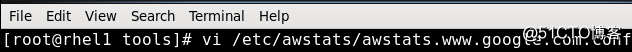 部署 AWStats 分析系统