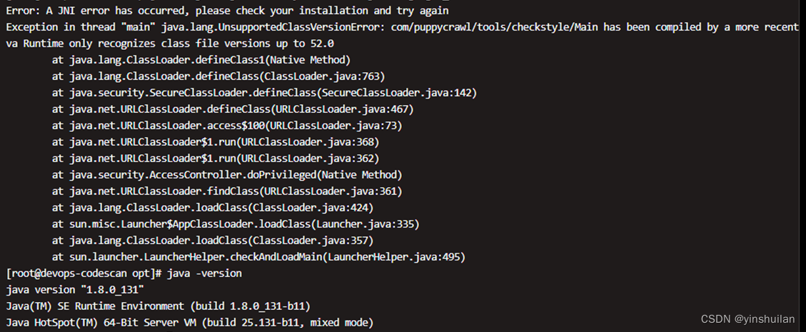 java - incompatibleclasschangeerror: found interface ... java多版本兼容checkstyle运行错误:_caused by: java.lang.classnotfoundexception ...