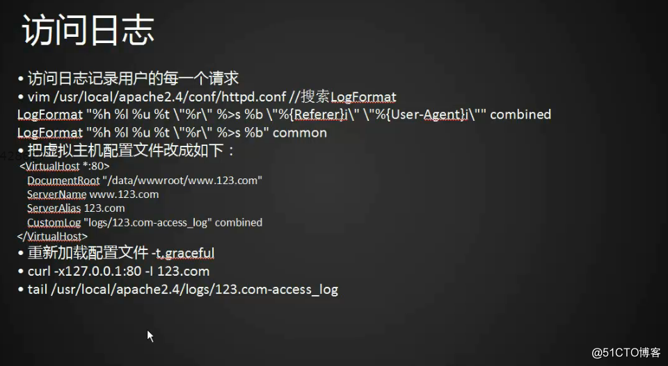 11.18 Apache用户认证11.19 11.20 域名跳转11.21 Apache访问日志
