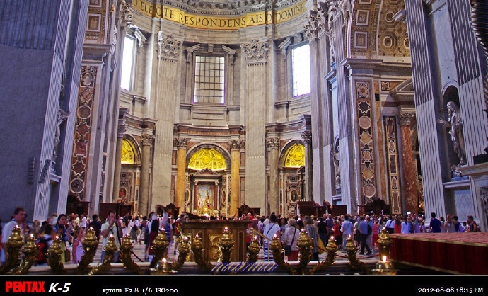 2012意大利之行2：梵蒂冈圣彼得大教堂