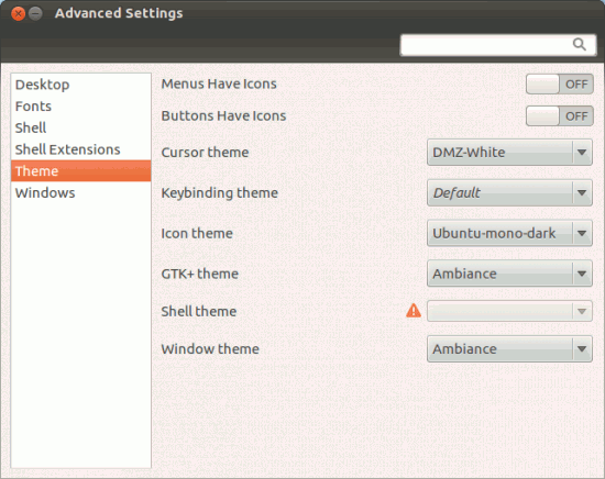 gnome-tweak-tool