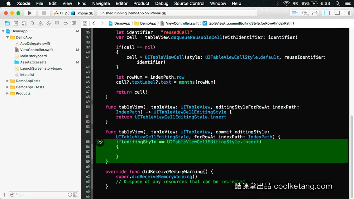 互动教程 for Xcode9 & Swift4-酷课堂