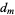 d_m