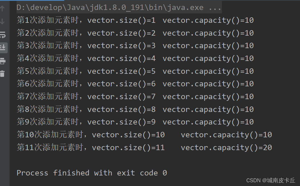 Java面试专项---集合专题二(Vector)---从源码的角度深入了解Vector集合_capacityincrement-CSDN博客