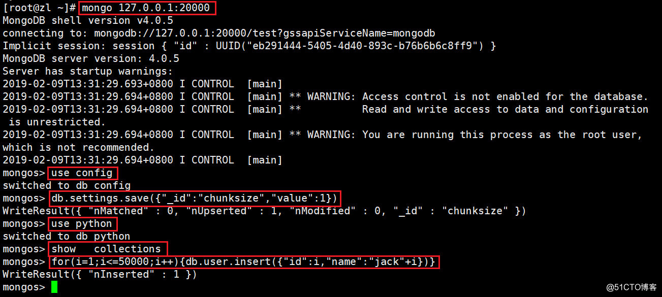 mongodb分片