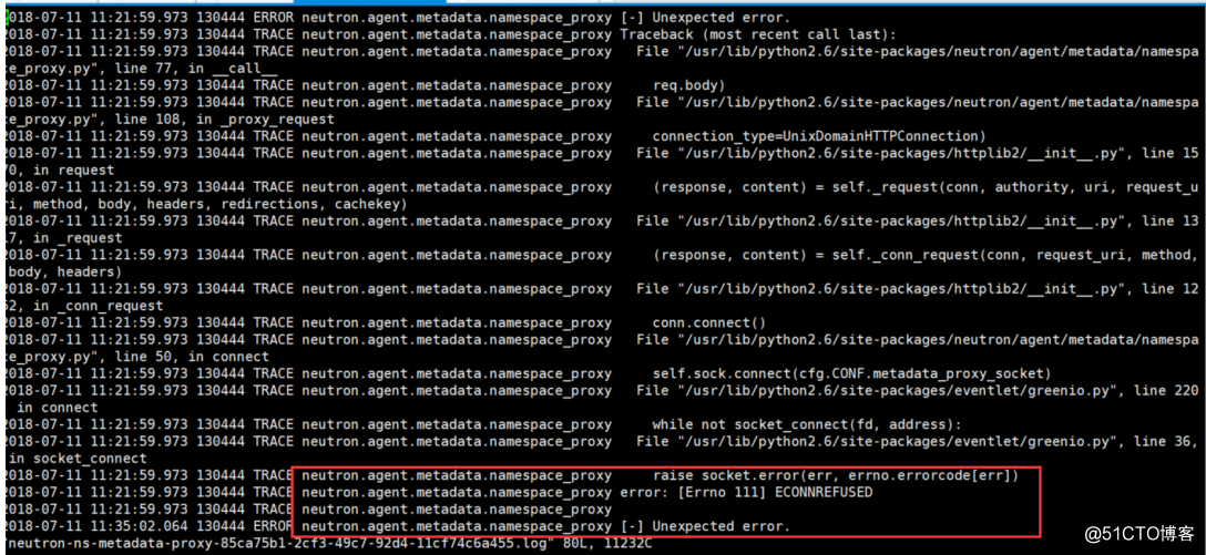 neutron-metadata-proxy无响应，导致windos2003密码透传失败