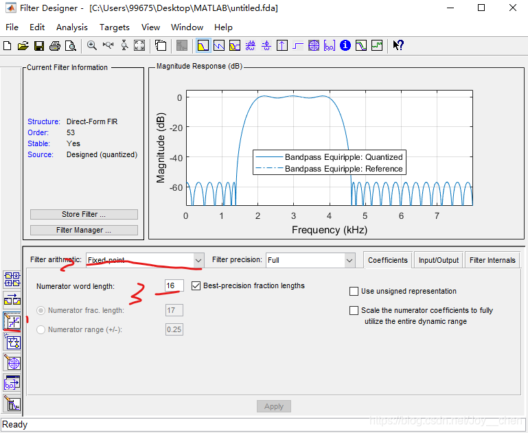图1 第一步定点数