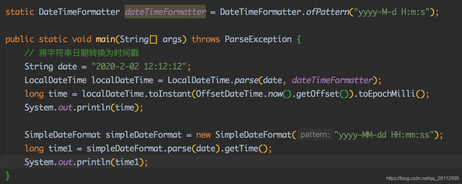 Datetimeformatter Examples 使用DateTimeFormatter遇到的一个坑及解决方式_datetimeformatter 并发-CSDN博客