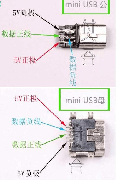 micro usb接口定义图_micro usb接线图