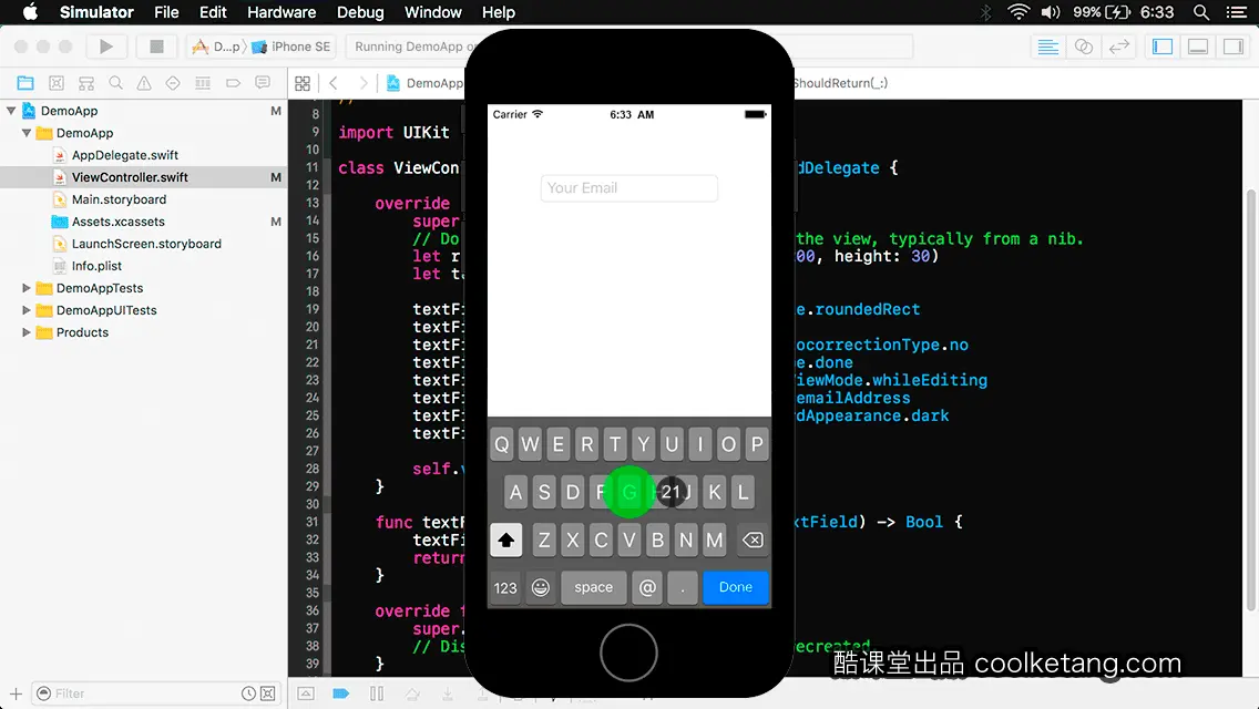 互动教程 for Xcode9 & Swift4-酷课堂