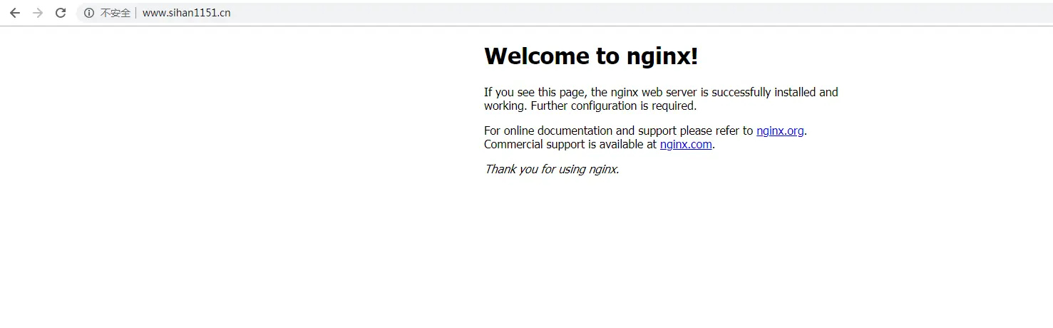 nginx欢迎页