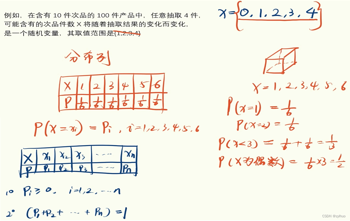 AI-数学-高中52-离散型随机变量概念及其分布列、两点分布_7.2离散型随机变量及其分布核心素养ai-CSDN博客