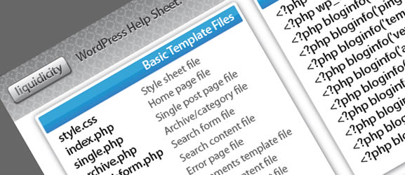 Liquidicity -  WordPress help sheet