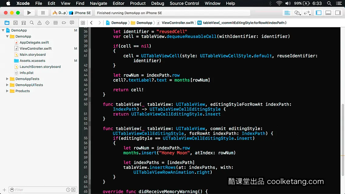 互动教程 for Xcode9 & Swift4-酷课堂