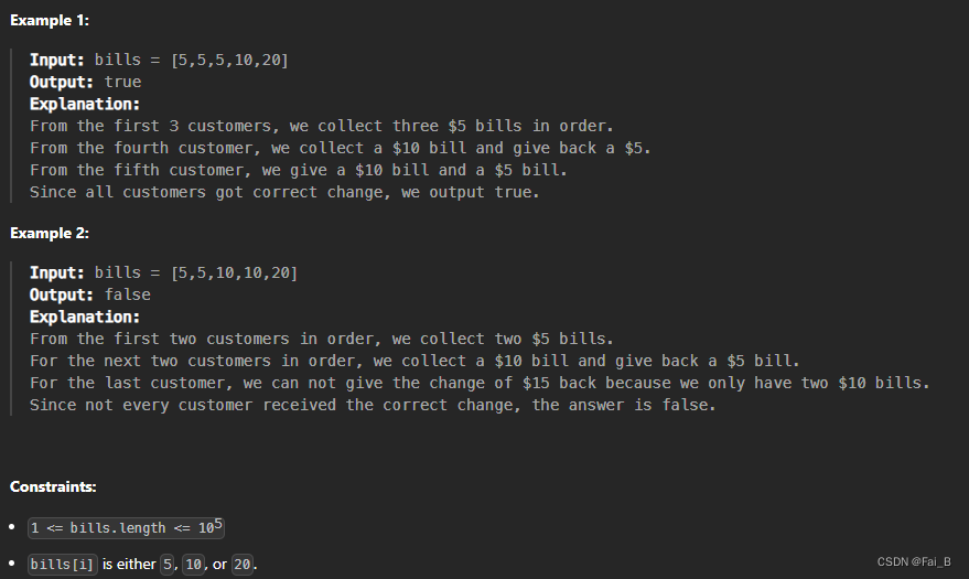 860. Lemonade Change 406. Queue Reconstruction by Height 452. Minimum ...