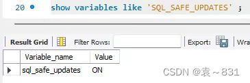 MySQL报错Error Code：1175--删除/更新数据报错_error code 1175-CSDN博客