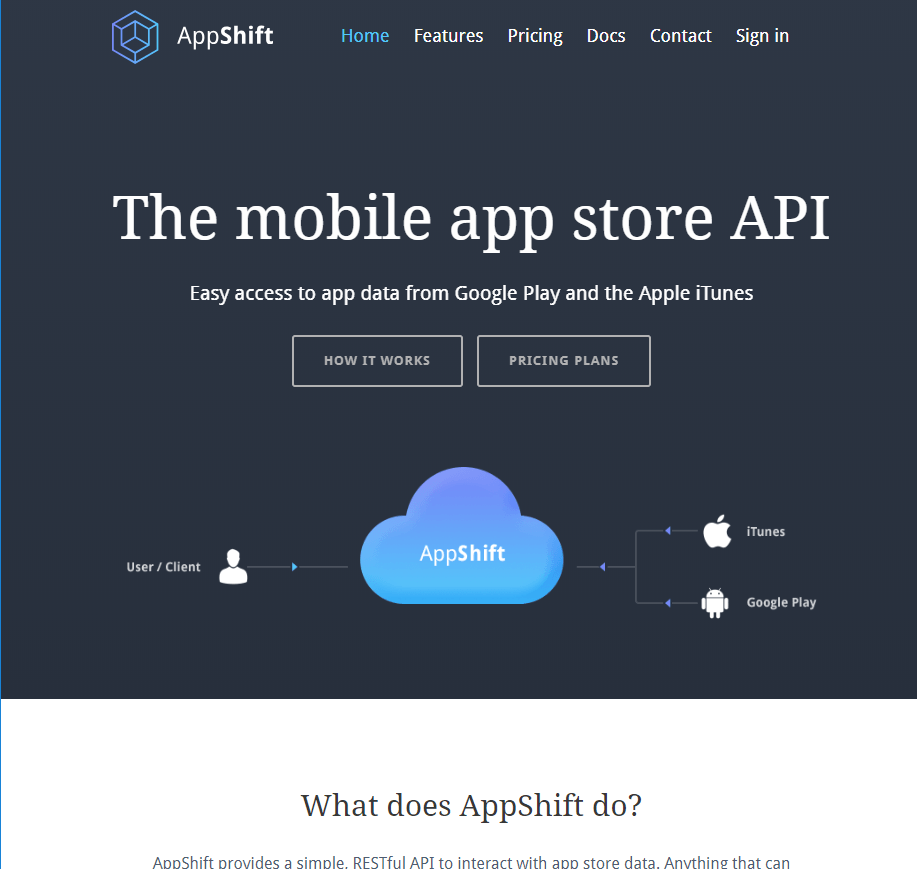 AppShift App Store API