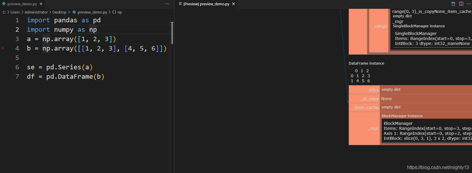 VS Code Python预览插件Python preview的使用_start python preview-CSDN博客