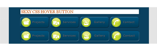 CSS Navigation and buttons tutorial