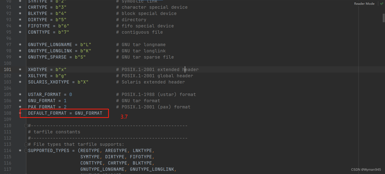 python3.7 tarfile库