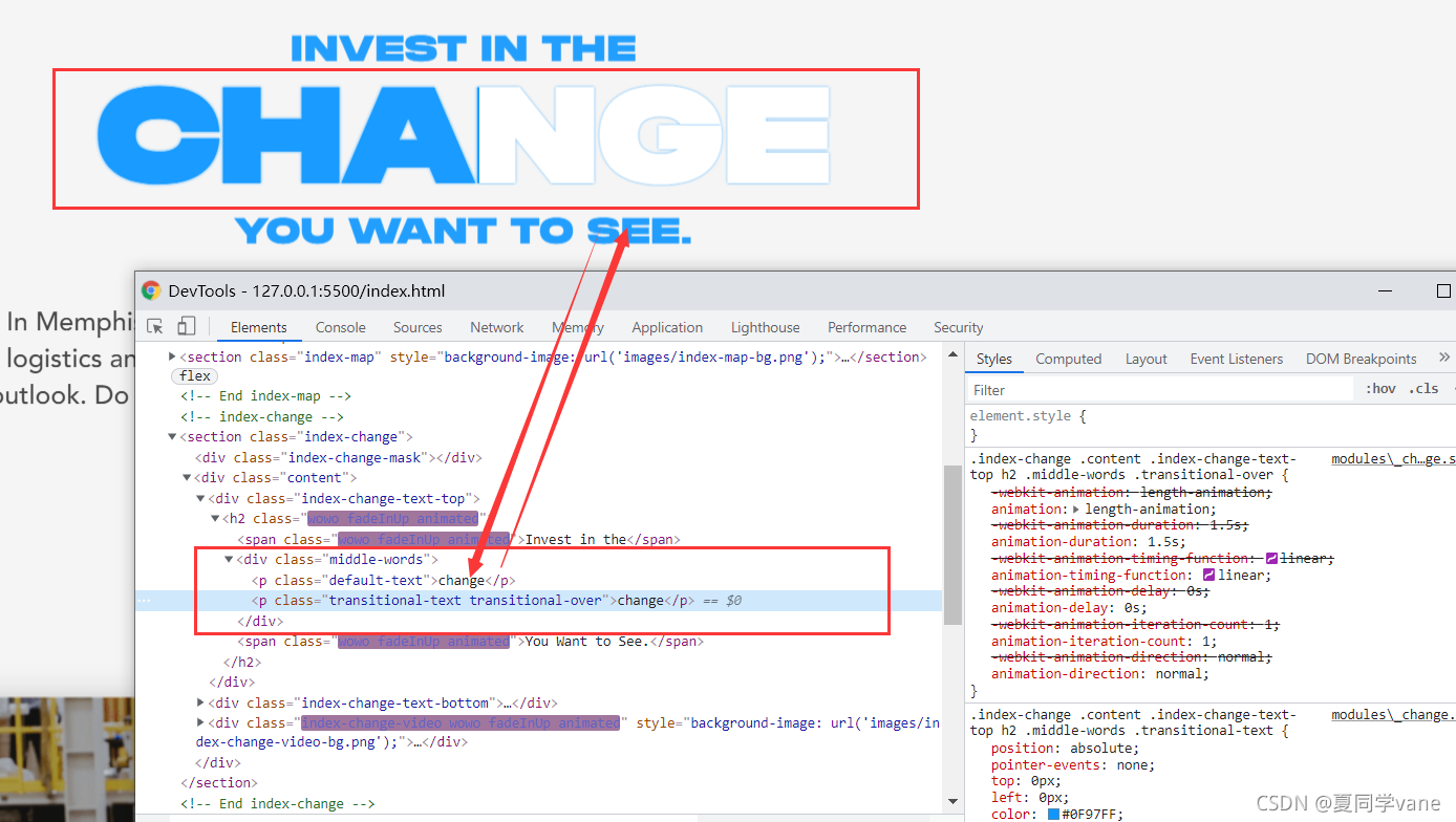 文字颜色横向填充过渡插图3 文字颜色横向填充过渡