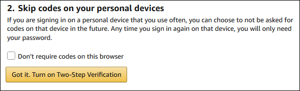 亚马逊一直停留在身份验证_如何为您的Amazon帐户启用两因素身份验证-CSDN博客