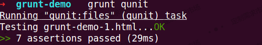 grunt qunit pass