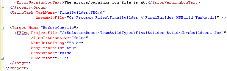 With FinalBuilder Task