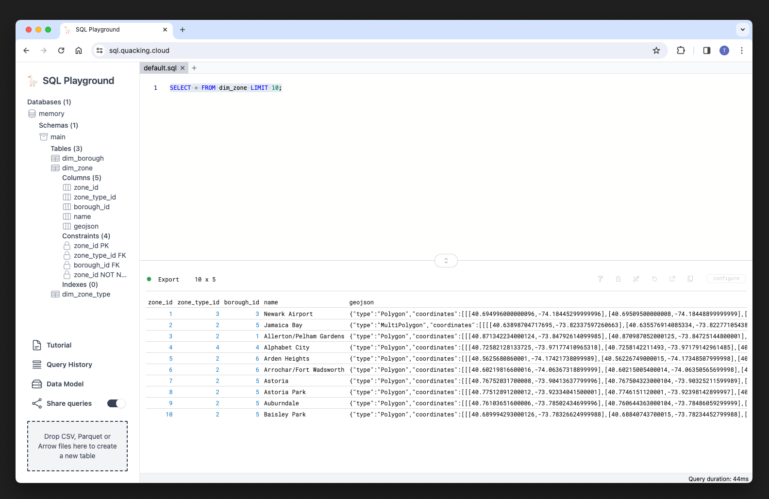 Using DuckDB-WASM for in-browser Data EngineeringRapid prototyping SQL ...