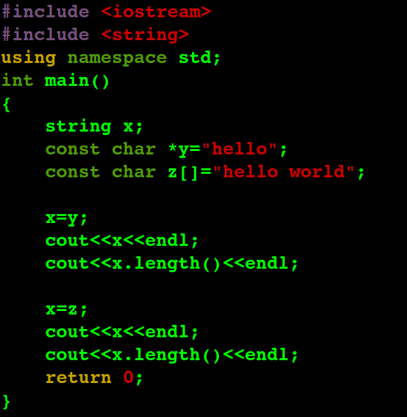 c++ string 字符串操作_std::cout string-CSDN博客