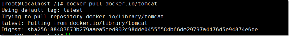 docker-pull-tomcat