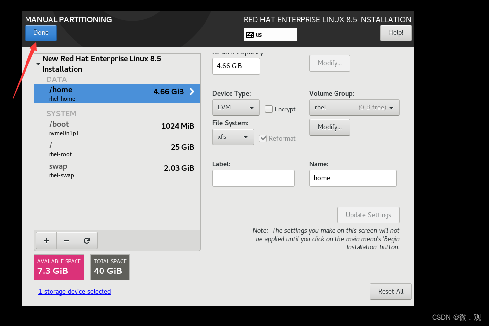 redhat linux基础(1)创建虚拟机并安装linux操作系统_red hat linux 虚拟机安装-CSDN博客