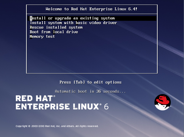 VMware <wbr>虚拟机测试PXE安装RHEL <wbr>6.4操作系统