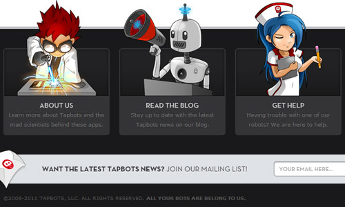 Footer 13 in 25 Creative Examples of Footer in Web Design
