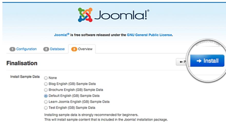 How to Install Joomla 3 on Web Hosting 5