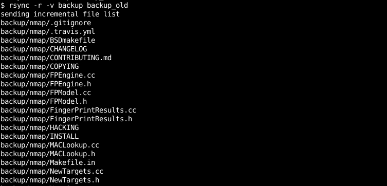 Copy Entire Directory with rsync Command