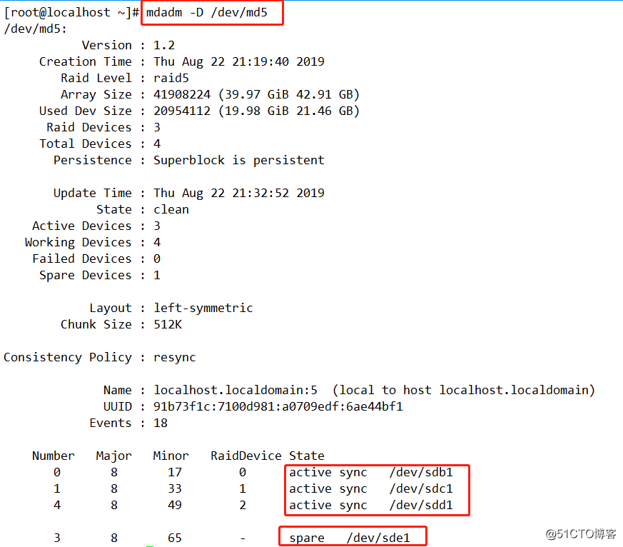 RAID磁盘阵列之RAID 5