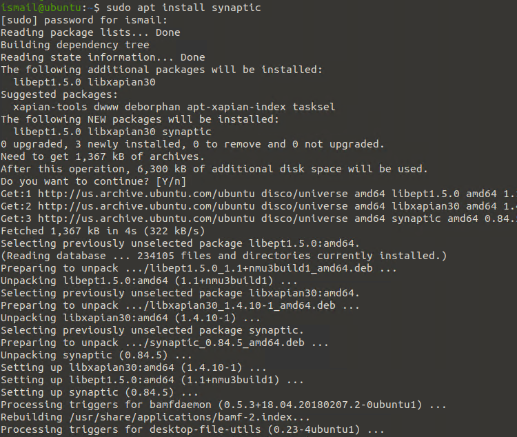 Ubuntu Mate Install Synaptic