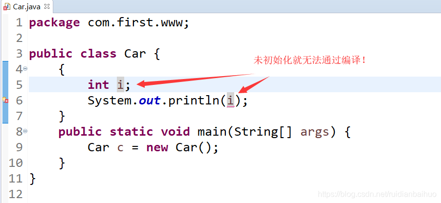 代码块示例！