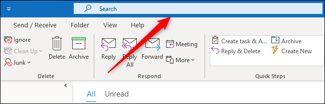 The new Outlook Search box. https://i-blog.csdnimg.cn/blog_migrate/632ef2ce92f0aae298a5f8b45d0dfe17.png