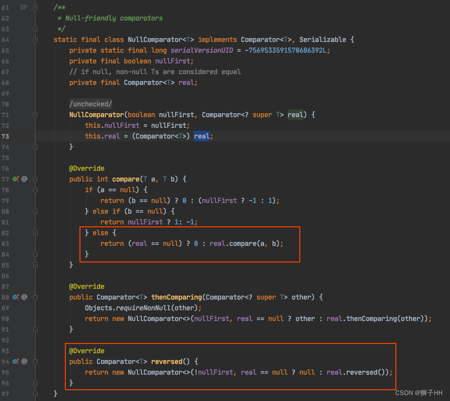 Comparator.nullsLast 空指针问题-CSDN博客