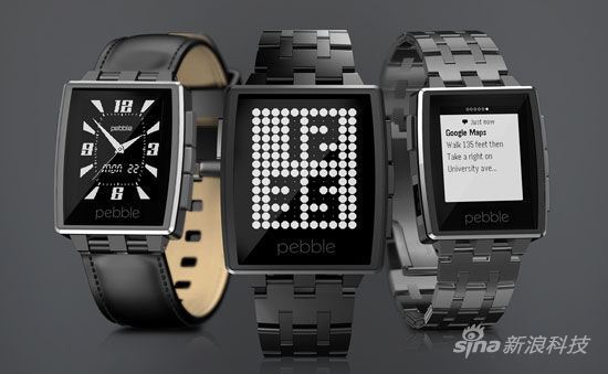 Pebble Steel不锈钢智能手表 Pebble Steel不锈钢智能手表