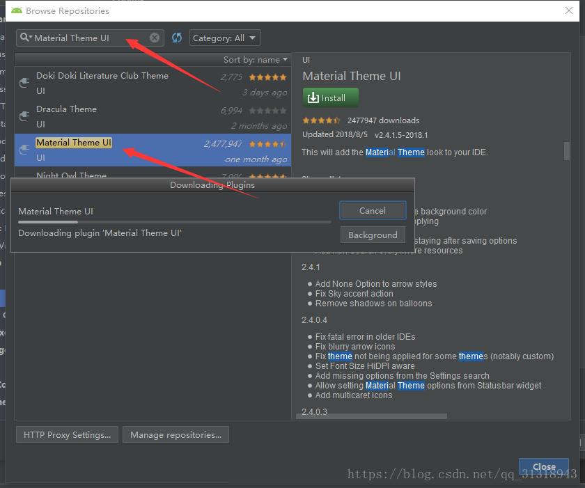 Material Theme UI