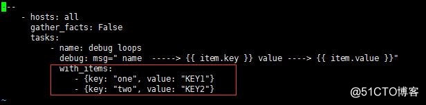ansible playbook循环