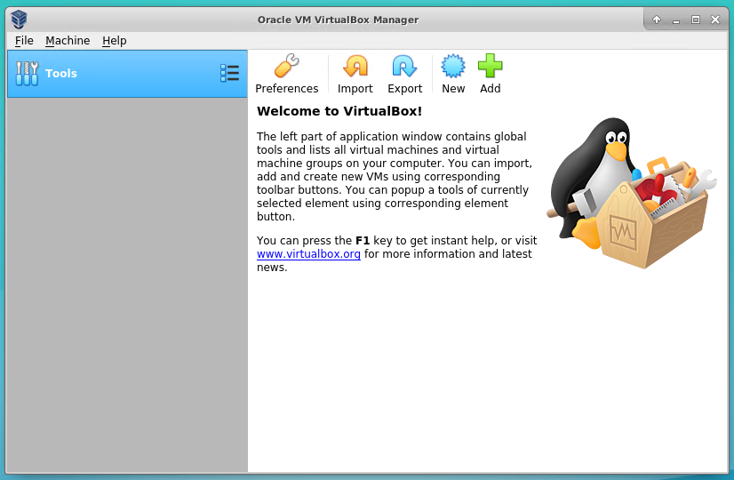 VirtualBox Running On Ubuntu