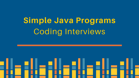 Simple Java Programs