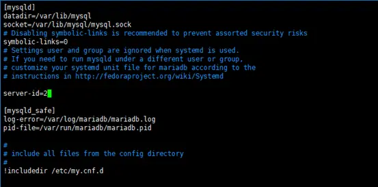 Mysql（Mariadb）数据库主从复制